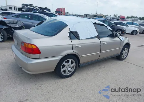2000 Honda Civic Ex from USA, damaged, VIN 2HGEJ8544YH600204